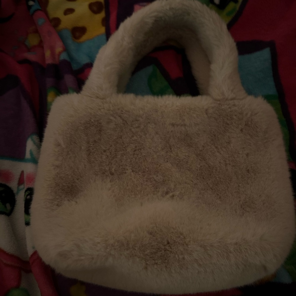 Fluffy Tan Bag